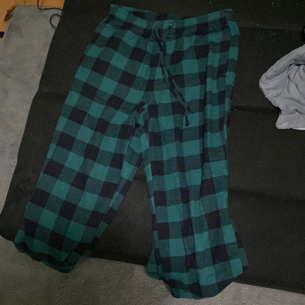 Men’s medium pajama pants green size medium